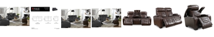 Furniture CLOSEOUT! Raylander Power Leather Sofa Collection, Created for Macy's